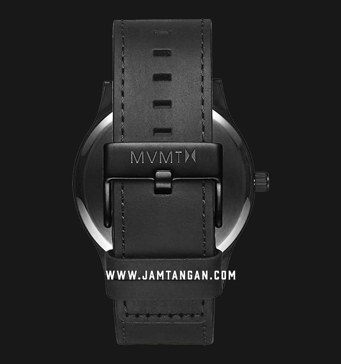 MVMT Classic D-MM01-BBRGL 45MM Black Dial Black Leather Strap