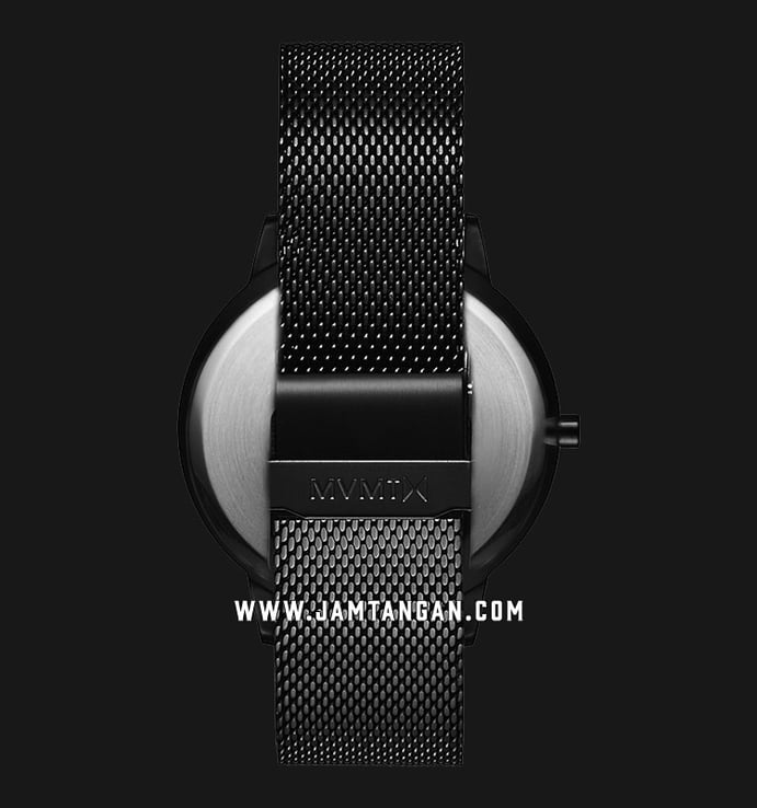 MVMT The 40 D-MT01-BBRG Black Dial Black Mesh Stainless Steel Strap