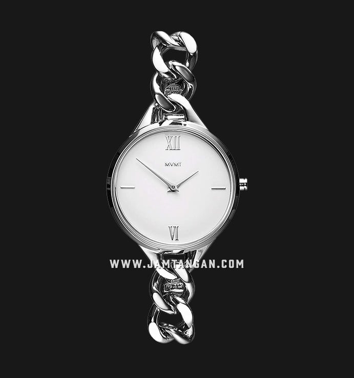 MVMT Gala Cosmo FJ01-SWH Ladies White Dial Stainless Steel Strap