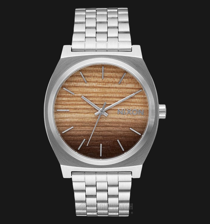 NIXON A0452457 Time Teller Wood Dial Stainless Steel