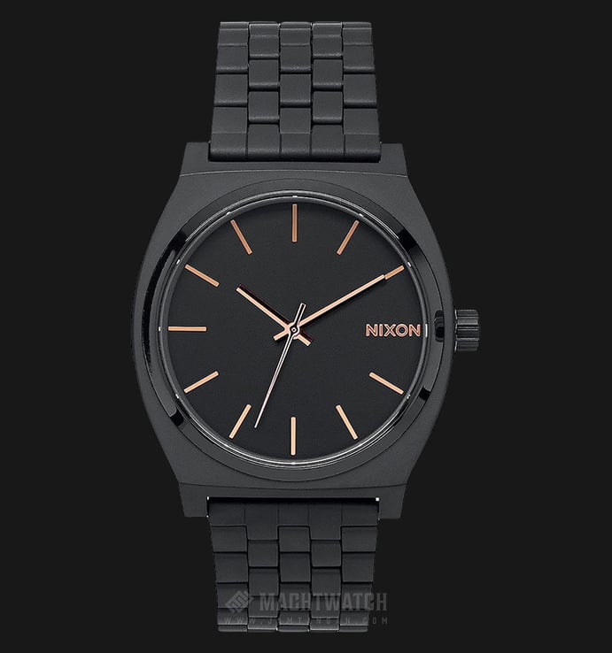 NIXON A045957 Time Teller Black Dial Stainless Steel