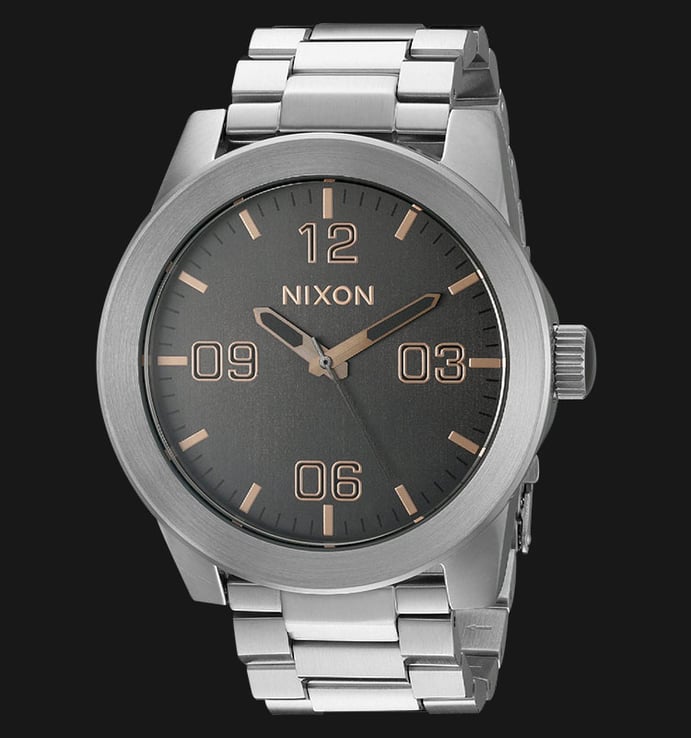 NIXON A3462064 Grey Dial Corporal Stainless Steel 48mm