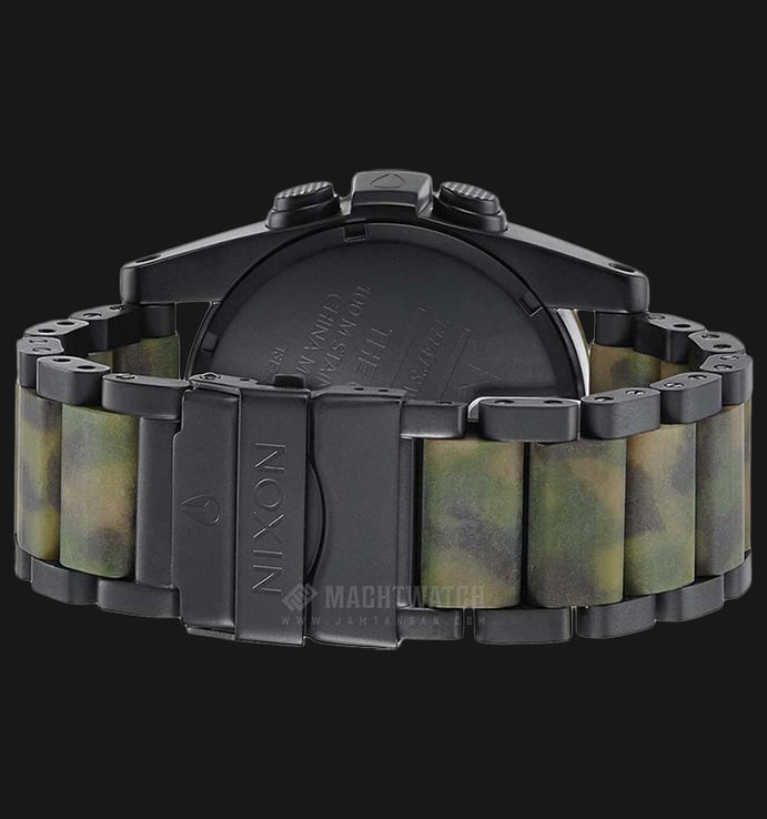 NIXON A3601428 Unit SS Matte Black and Camo Stainless Steel