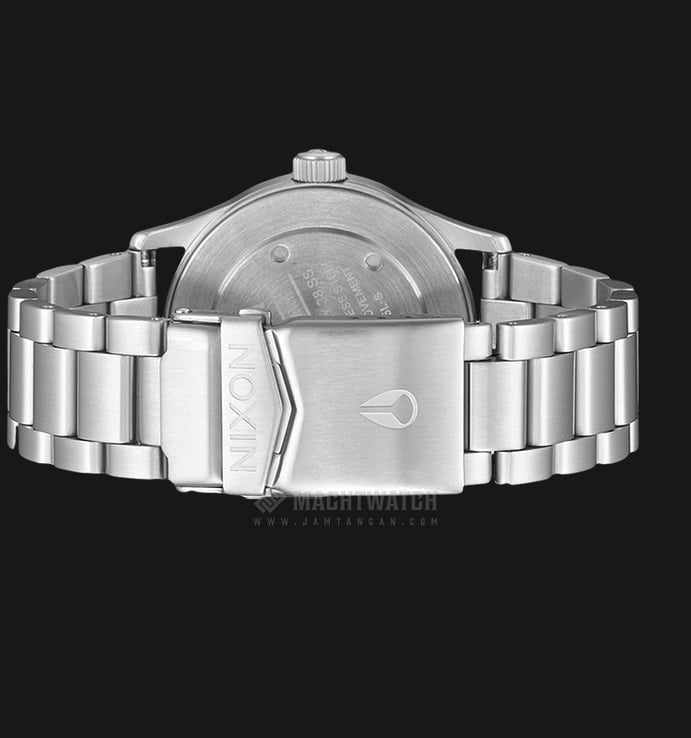 NIXON A4502457 Sentry 38 SS Wood Dial Stainless Steel