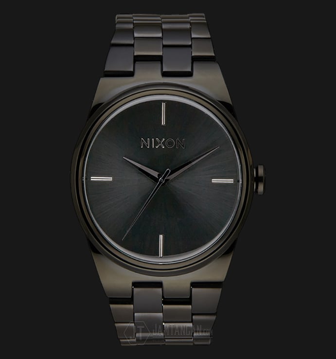 NIXON A953001 The Idol Black Dial Stainless Steel Watch