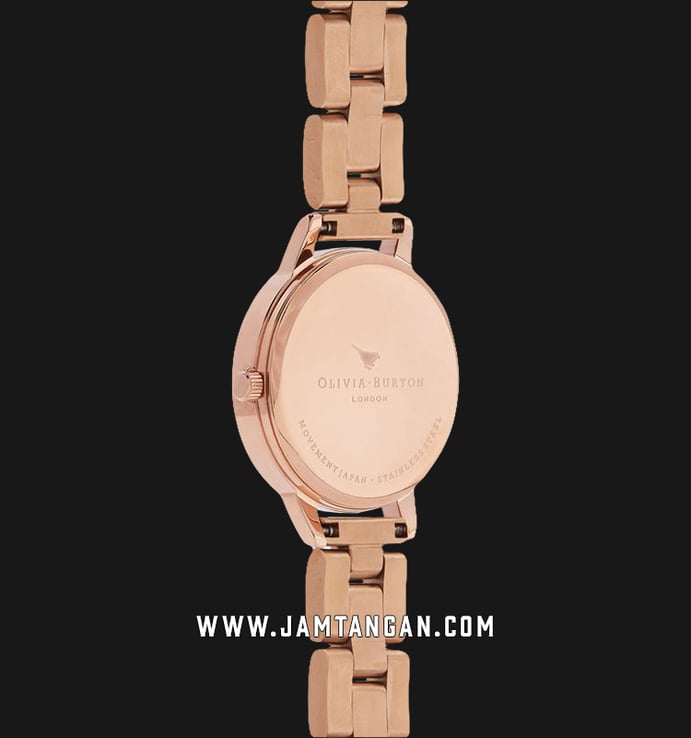 Olivia Burton OB16BF17 Bejewelled Florals Ladies Multicolor Dial Rose Gold Stainless Steel 