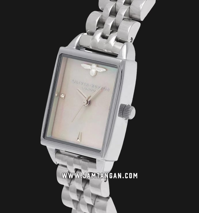 Olivia Burton Bee Hive OB16BH03 Mother Of Pearl Dial Stainless Steel Strap