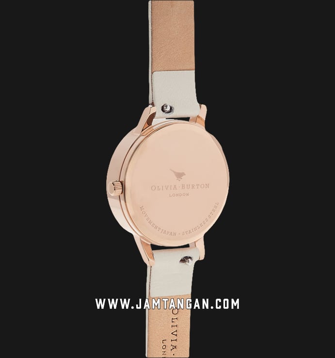 Olivia Burton OB16CH13 Busy Bees Ladies Multicolor Dial Nude Leather Strap