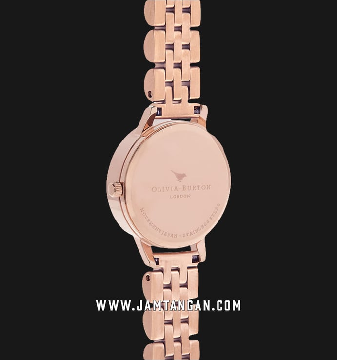Olivia Burton OB16FS102 3D Daisy Ladies Dual Tone Dial Rose Gold Stainless Steel