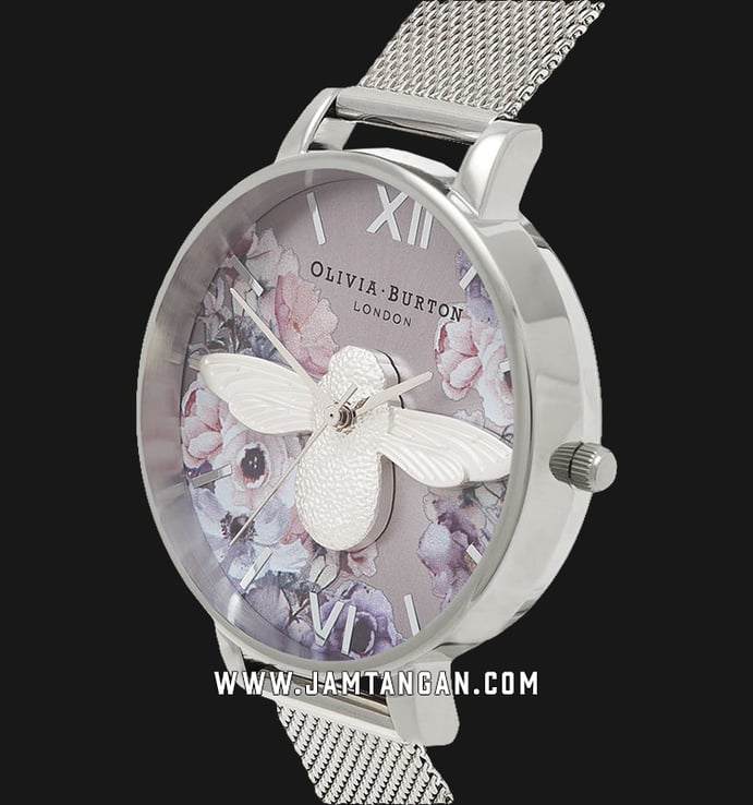 Olivia Burton OB16PP42 Watercolour Florals Blush Multicolor Dial Stainless Steel