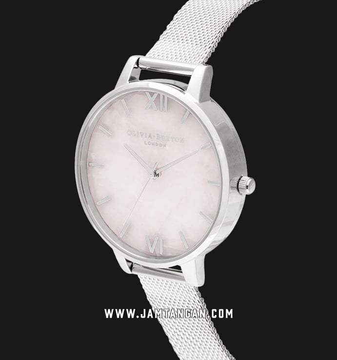 Olivia Burton OB16SP18 Big Dial Silver Dial Stainless Steel Strap