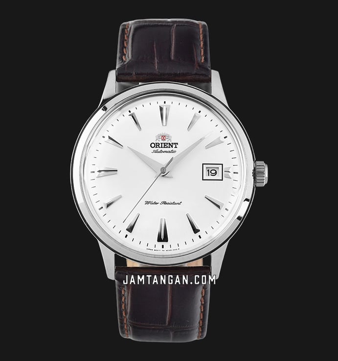 Orient Bambino FAC00005W Automatic White Dial Brown Leather Strap