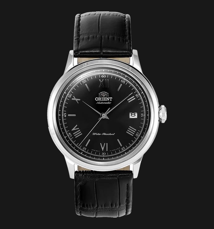 Orient Bambino FAC0000AB Automatic 2nd Generation Men Black Dial Black Leather Strap