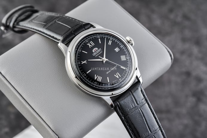 Orient Bambino FAC0000AB Automatic 2nd Generation Men Black Dial Black Leather Strap