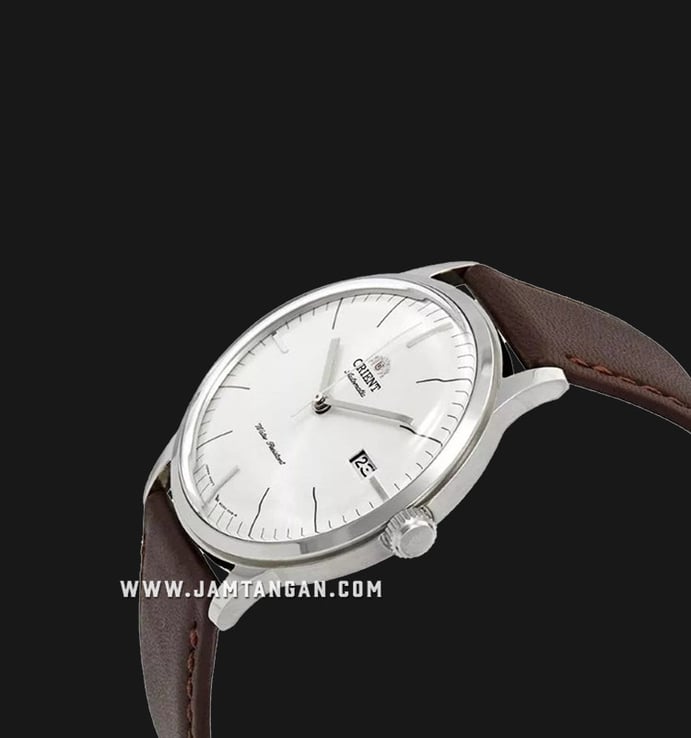 Orient FAC0000EW Automatic Classic Bambino White Dial Brown Leather Strap