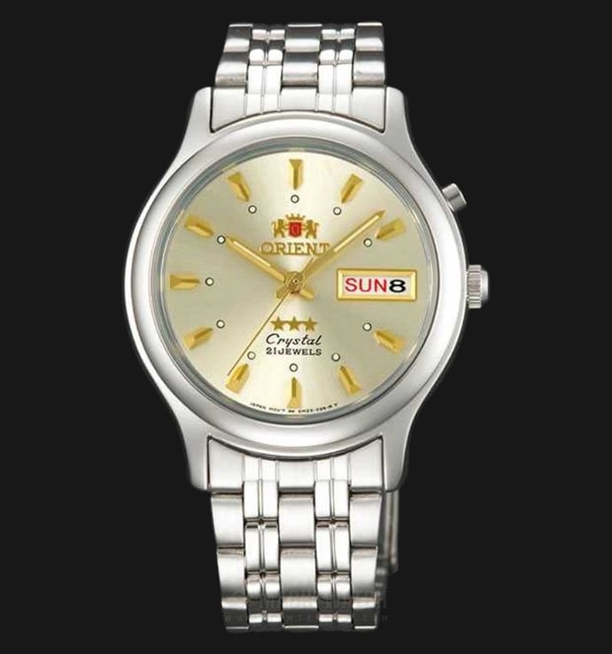 Orient TriStars FEM02022C9 Automatic Men Champagne Dial Stainless Steel Strap
