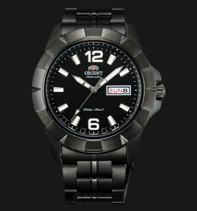 Orient Anchor Series FEM7L001B Automatic Black Dial Black Stainless Steel