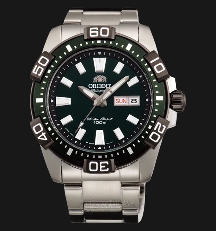 Orient FEM7R001F Green Dial Stainless Steel