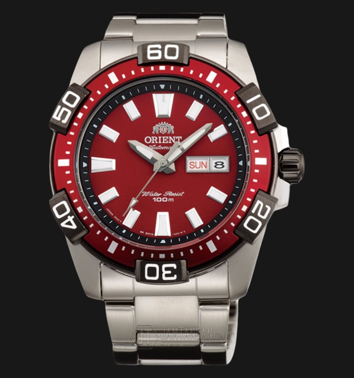 Orient FEM7R002H Automatic Red Dial Stainless Steel