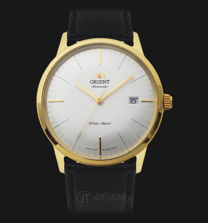 Orient FER2400JW Bambino V3 Classic Mechanical White Dial Black Leather Strap
