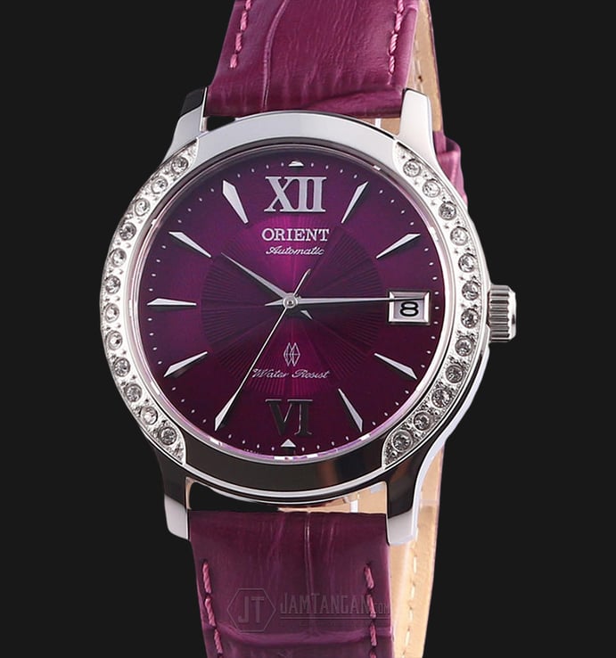 Orient FER2E005V Automatic Violet dial Purple Leather Strap