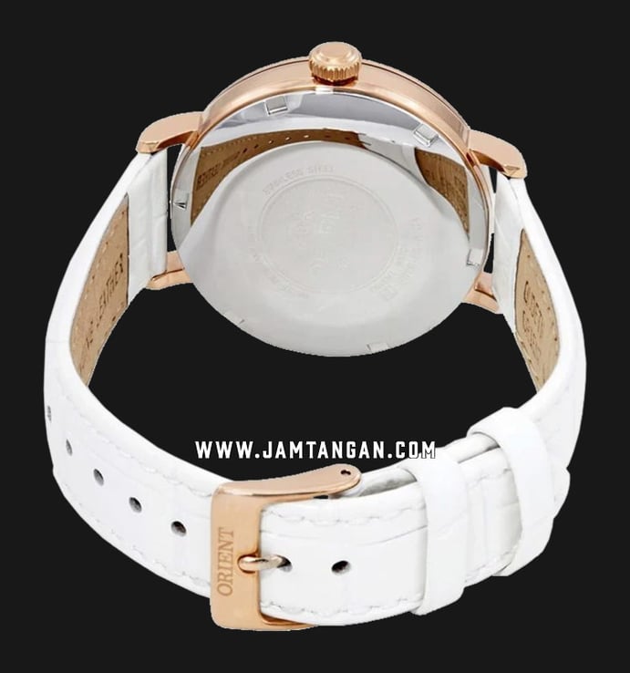 Orient Soma FER2K002W Automatic White dial White Leather Strap