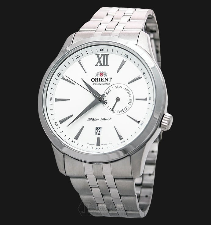 Orient FES00003W Classic Automatic White Dial Silver Stainless Steel