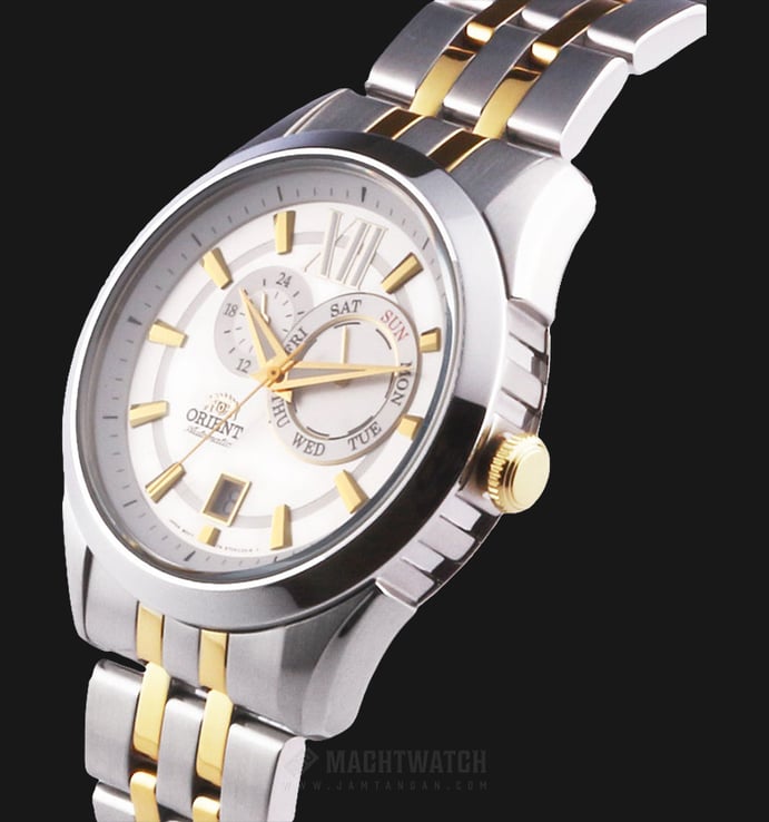 Orient FET0X002W Automatic Oriental White Dial Dual-tone Stainless Steel