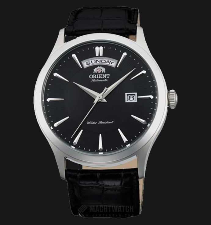 Orient Bambino FEV0V003B Classic Automatic Men Black Dial Black Leather Strap