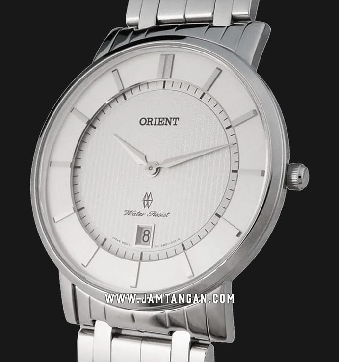 Orient Classic FGW01006W Men White Dial Stainless Steel Strap