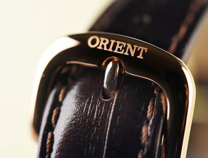 Orient Classic FUNF8001T Ladies Brown Dial Brown Leather Strap
