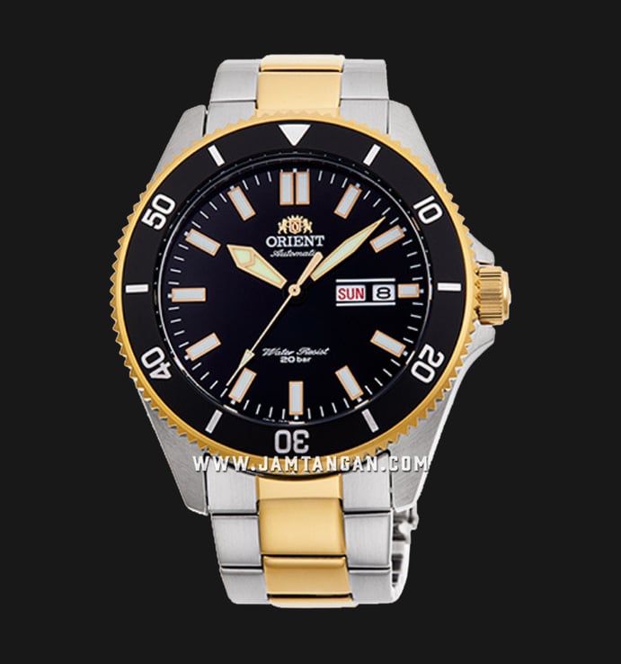 Orient Kanno RA-AA0917B Automatic Black Dial Dual Tone St. Steel Strap LIMITED EDITION