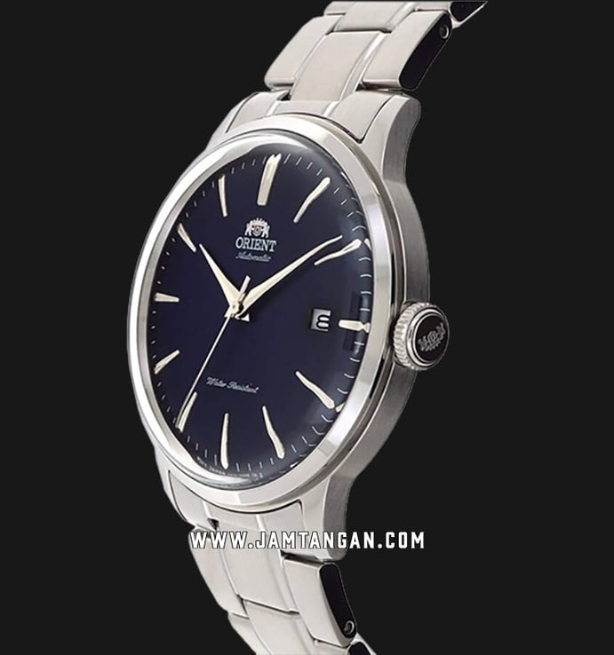 Orient Bambino RA-AC0007L Classic Automatic Men Black Dial Stainless Steel Strap