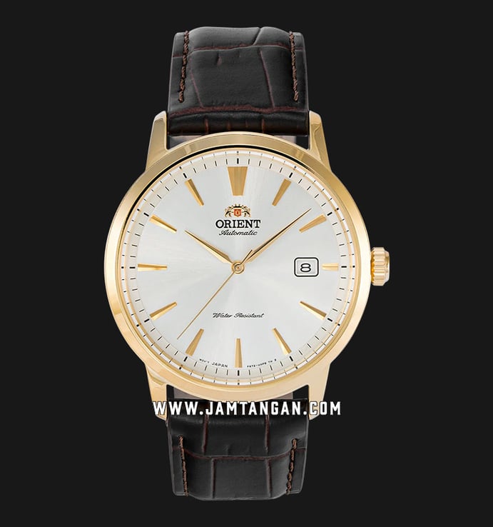 Orient Contemporary RA-AC0F04S Automatic White Dial Brown Leather Strap