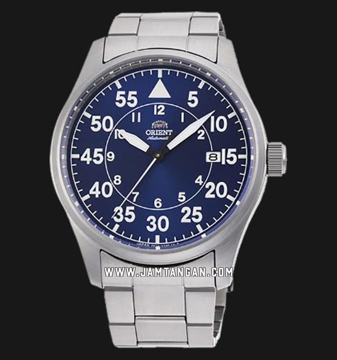 Orient Flight RA-AC0H01L Automatic Men Blue Dial Stainless Steel Strap