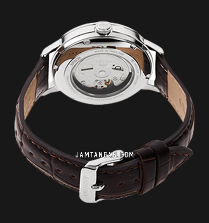 Orient Contemporary RA-AC0J06S Men White Dial Brown Leather Strap