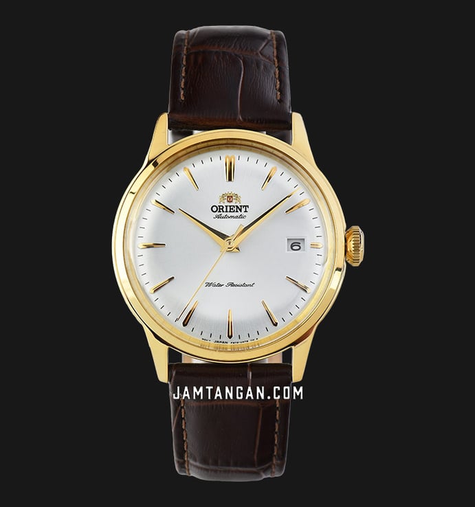 Orient Bambino Classic RA-AC0M01S Automatic Men White Dial Brown Leather Strap