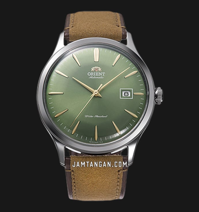 Orient Classic RA-AC0P01E Bambino Automatic Green Dial Brown Leather Strap