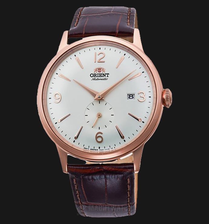 Orient Classic RA-AP0001S Automatic Men White Dial Brown Leather Strap