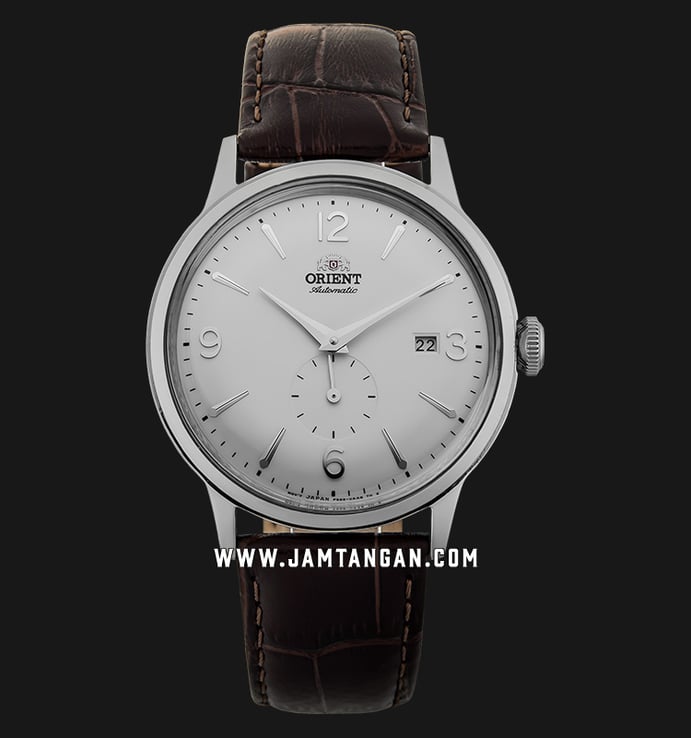 Orient Classic RA-AP0002S Bambino Small Seconds Automatic White Dial Brown Leather Strap