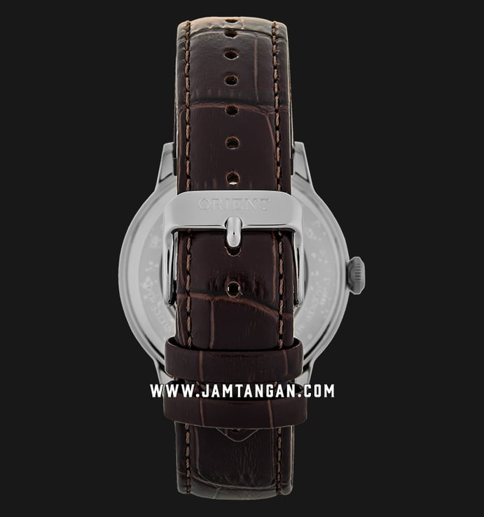 Orient Classic RA-AP0002S Bambino Small Seconds Automatic White Dial Brown Leather Strap