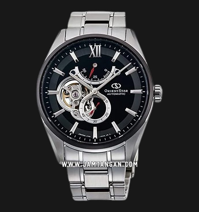 Orient Star Contemporary RE-HJ0003B Automatic Men Black Dial Stainless Steel Strap