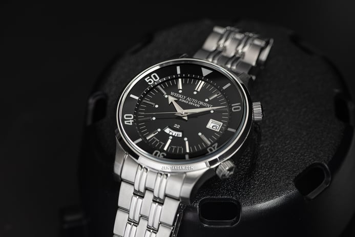 Orient Revival RN-AA0D01B Weekly Auto Orient King Diver 70th Anniversary Stainless Steel Strap