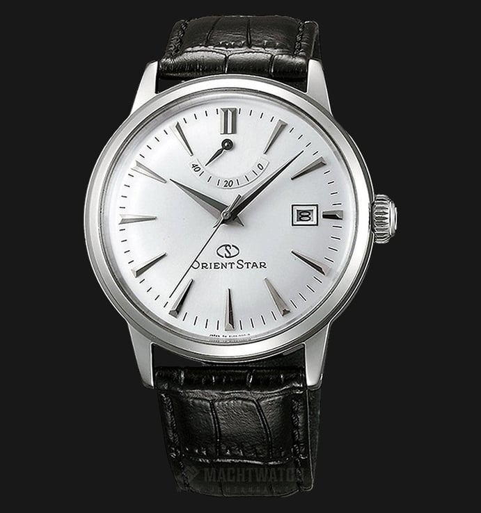 Orient Classic SAF02004W Automatic Power Reserve White Dial Leather Strap