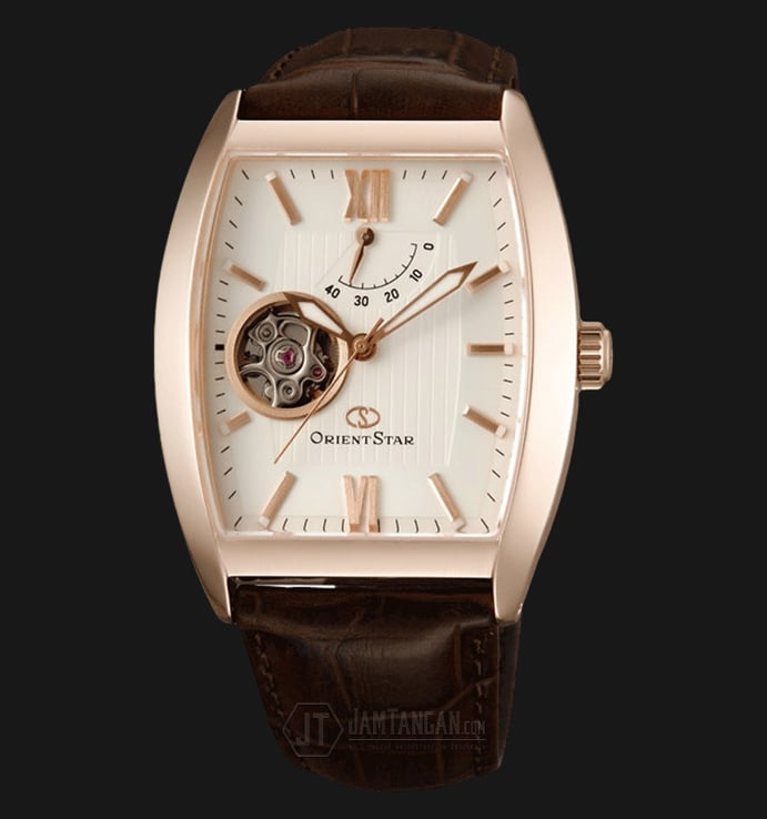Orient Star SDAAA001W Automatic White dial Brown Leather Strap
