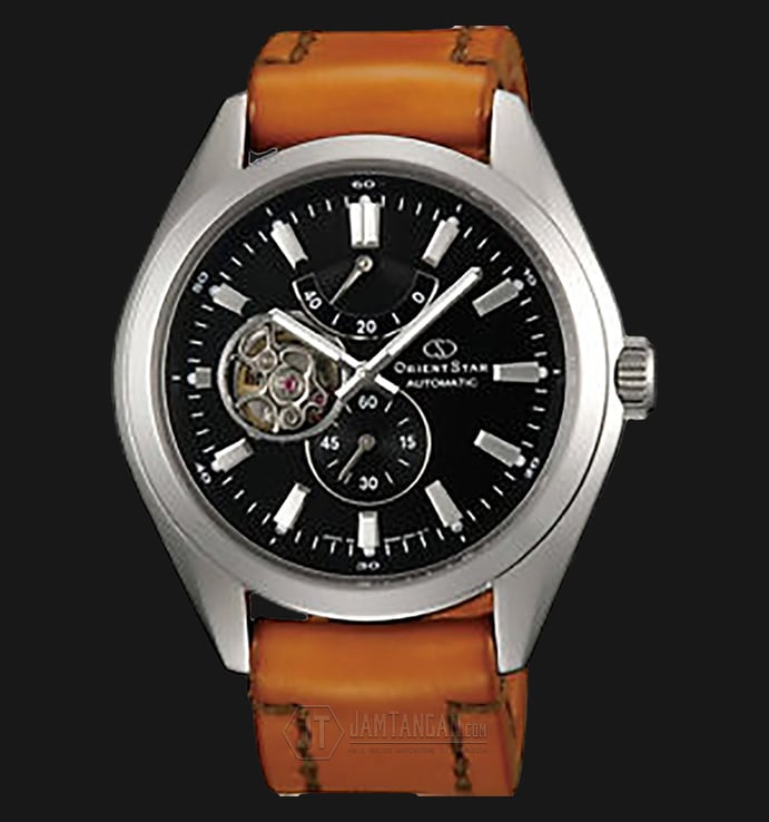 Orient Star SDK02001B Automatic Black dial Brown Leather Strap