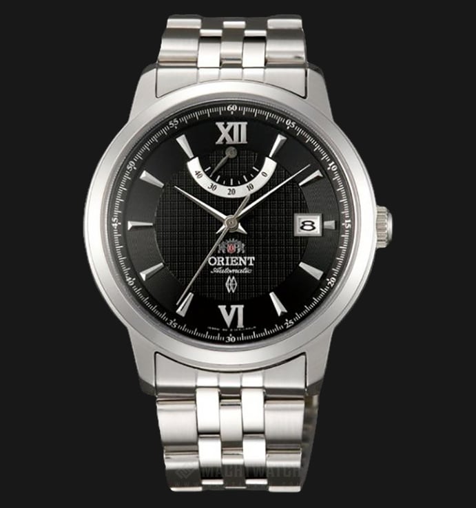 Orient SEJ02002B Automatic Power Reserve Black Pattern Dial Stainless Steel