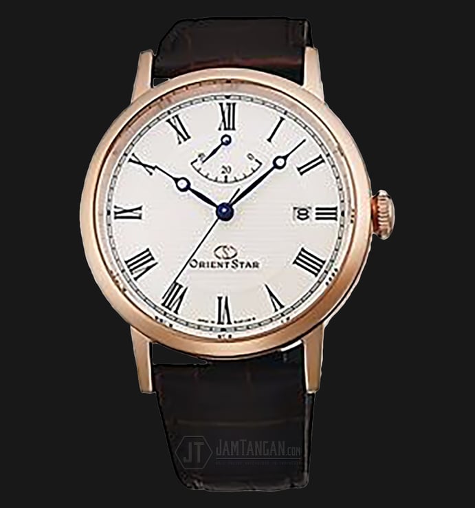 Orient Star SEL09001W Automatic White dial Brown Leather Strap