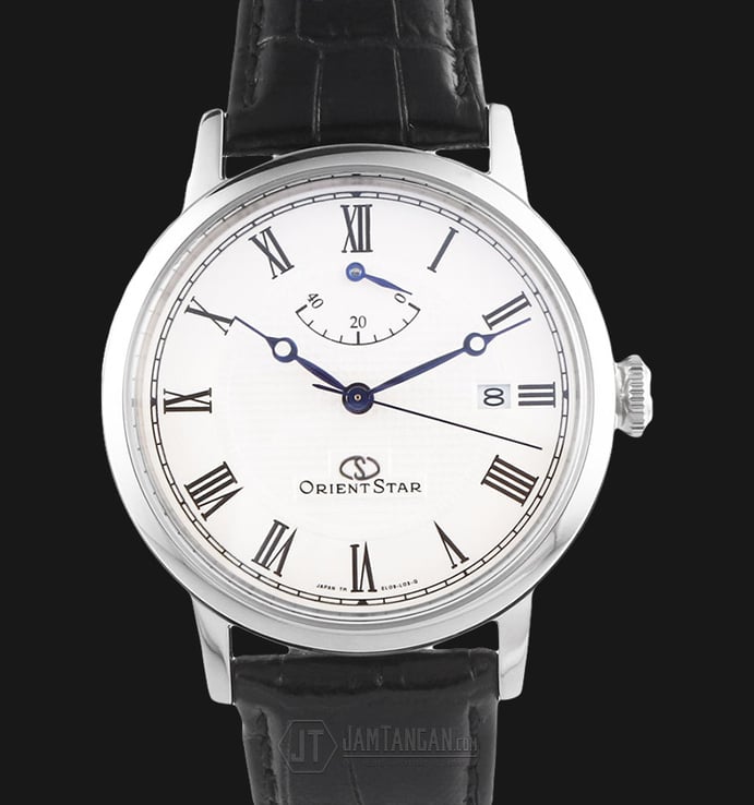 Orient Star SEL09004W Automatic White dial Black Leather Strap