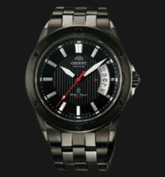 Orient Traditional Series SER28001B Automatic Men Black Pattern Dial Black Stainless Steel Strap